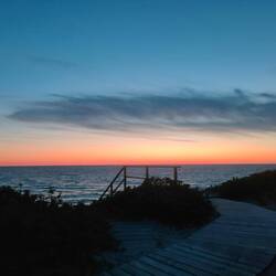 Sonnenuntergang über der Ostsee