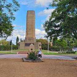 War Memorial in Charles Park.