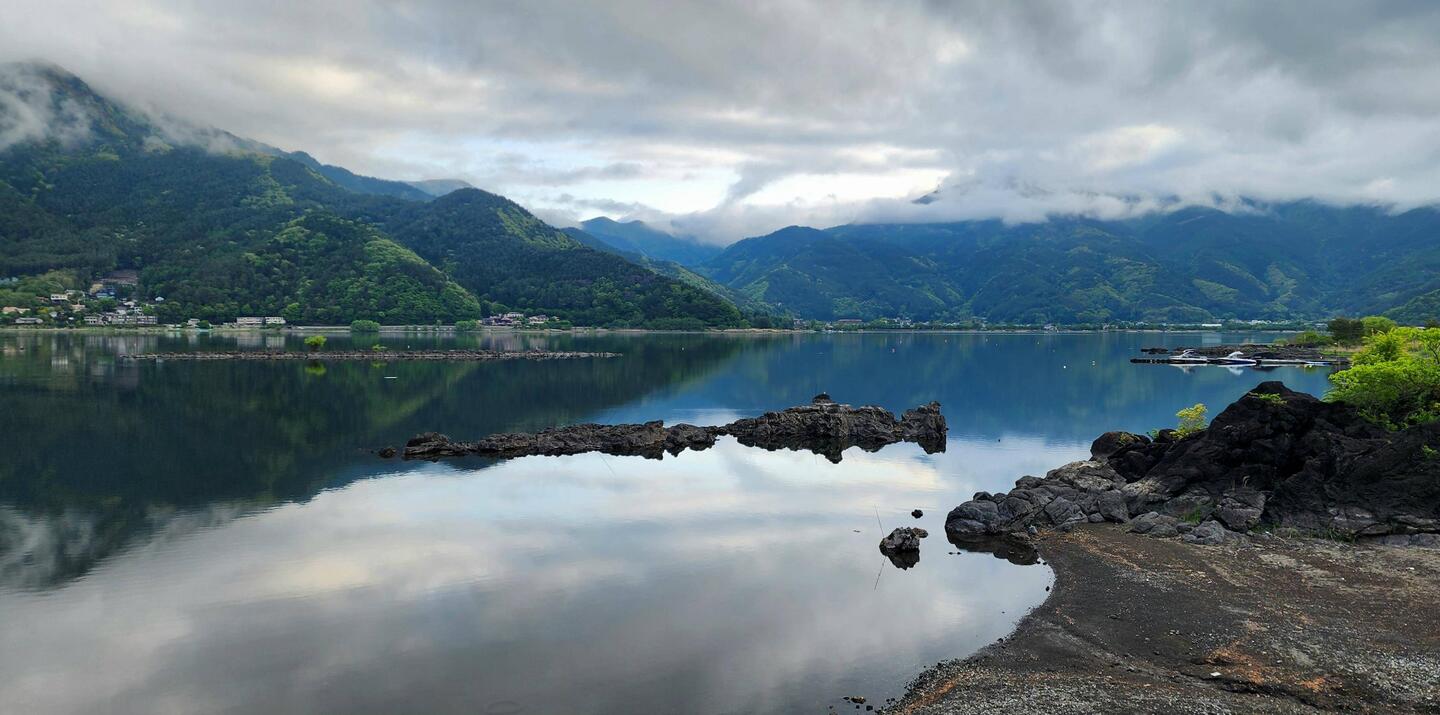 Morning on Lake Kawaguchi