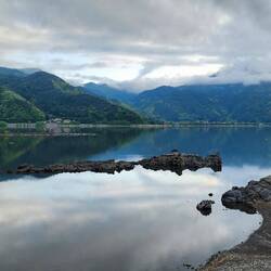Morning on Lake Kawaguchi
