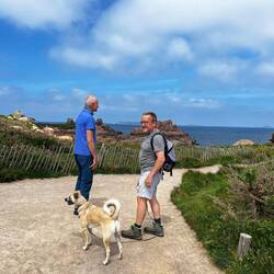 Wandern an der Küste