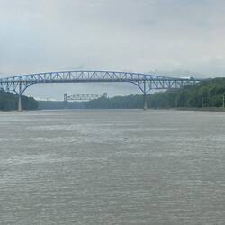 More bridges. You can never have too many bridges.. The second one here is a railroad lift bridge.