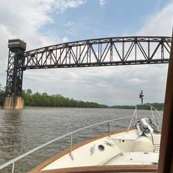 The Conrail lift bridge