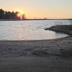Und schnell ins Wasser zwischen den Saunagängen