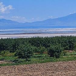 Urmia-See, halb trocken