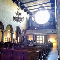 Inside San Giusto cathedral
