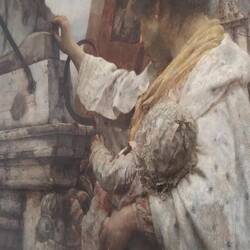 Touching scene of social realism