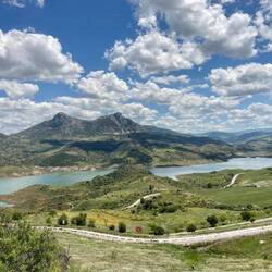 Panorama in Zahara de la Sierra