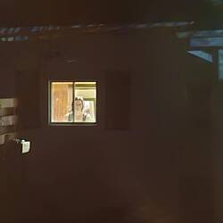 Erin is stalking us in the hot tub