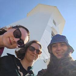 We made it to the lighthouse! Very tall