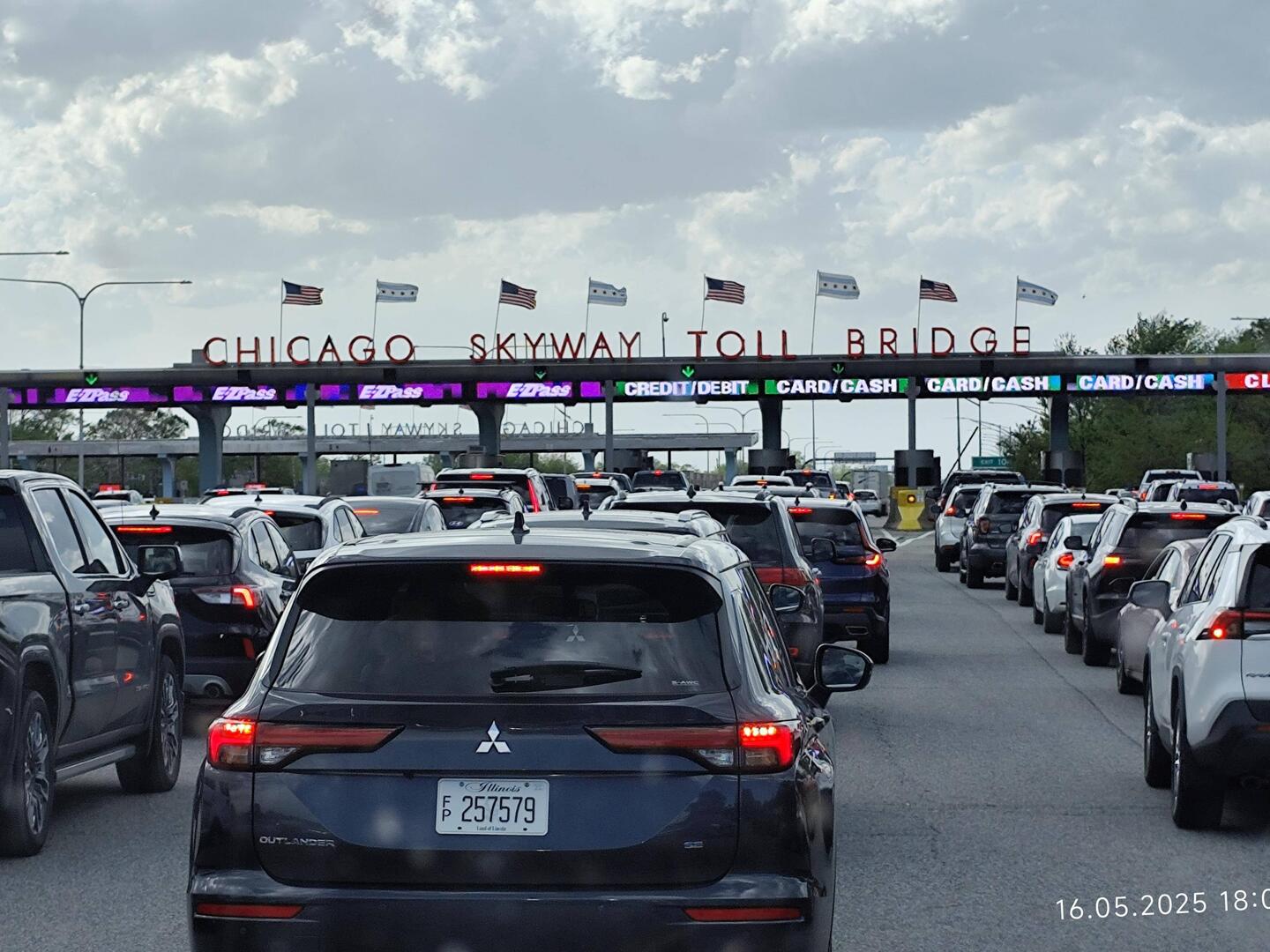 Achtspurig Richtung Amerikas drittgrößter Stadt