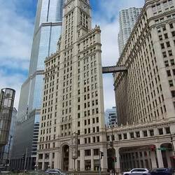 Trump Tower and Wrigley building - very American