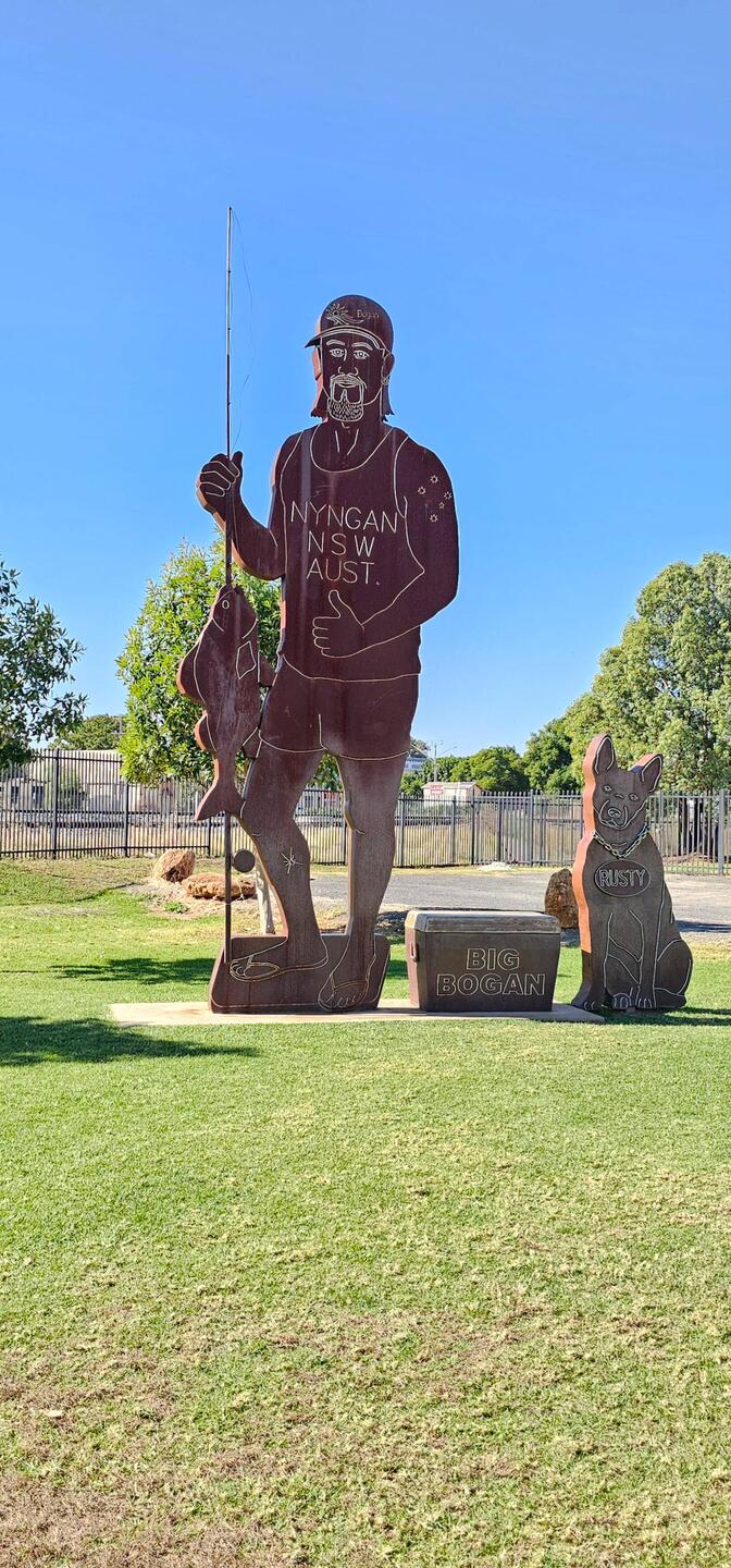 The iconic Big Bogan in Nyngan.