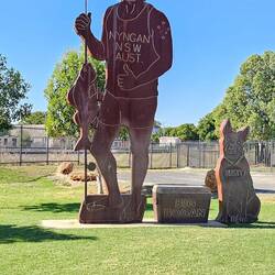 The iconic Big Bogan in Nyngan.