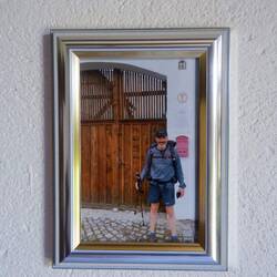Alin bei der Einweihung 'seines' via Transilvanica