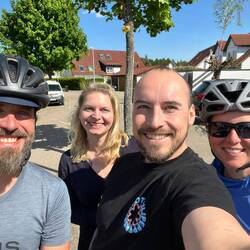 Und beim Abschied von Lars und Marina