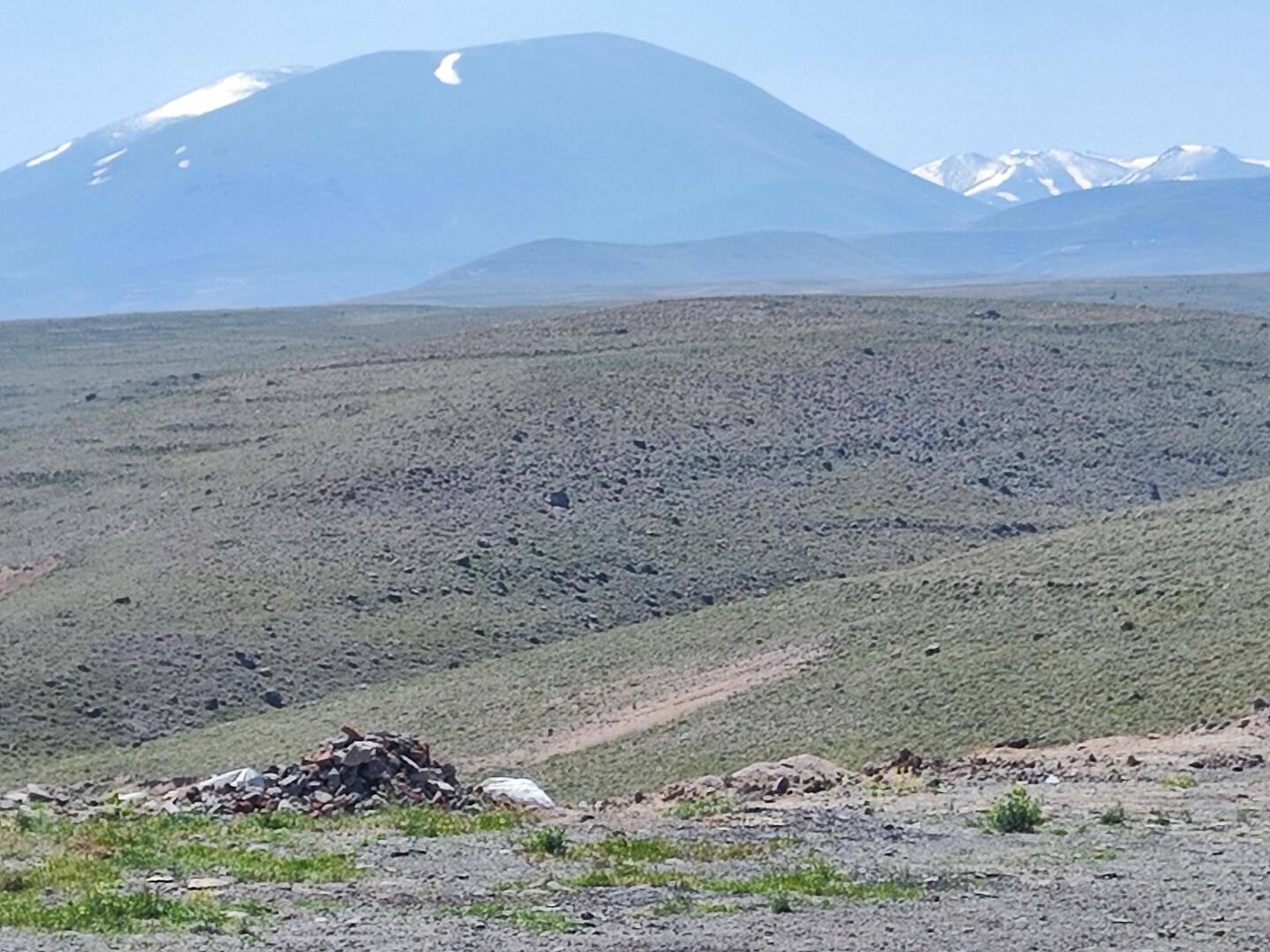 Ein Hauch von Schnee bei der Abfahrt in Kandovan