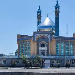 schöne Moschee am Weg