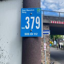 Letztes Schild des SHS.