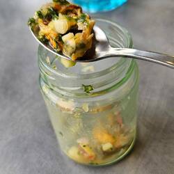 Eine Geste vom Lokal.. Muscheln...was sonst?