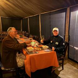 ...ausser uns zwei Gestrandeten! Das ist VIP-Treatment!