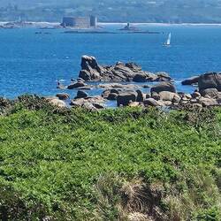 Ein früheres Gefängnis auf der Insel