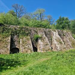 Lime kilns 100m away from our mooring