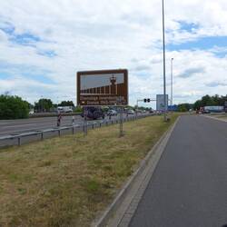Grenzanlagen Marienborn an der Autobahn A2 (Transitstrecke)