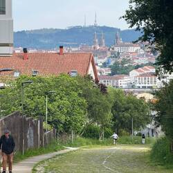 First look at the cathedral spires