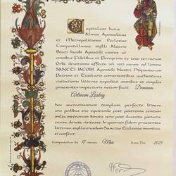 My Compostela certificate