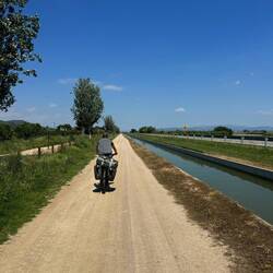 Schöne Weiten mit größtenteils Rückenwind.