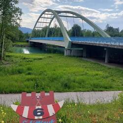 Hier gab es früher eine Inn Fähre.