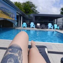 Wieder einmal hatte ich den Pool ganz für mich alleine 👸🏻