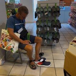 auf der Suche nach neuen Boots Crogs