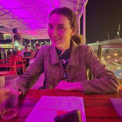 Maggie and Emma went out for a drink at the Halifax Beer Garden!