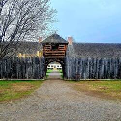 Der detailgetreue Nachbau des Fort William, das ursprünglich 30 km enfernt stand.