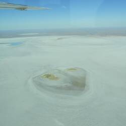 Interesting shapes on lake bed