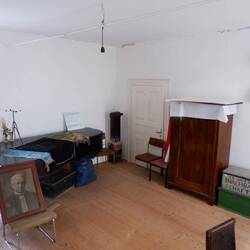 Das ehemalige Musikzimmer der Gemeinde. Hier traf man sich am liebsten.
