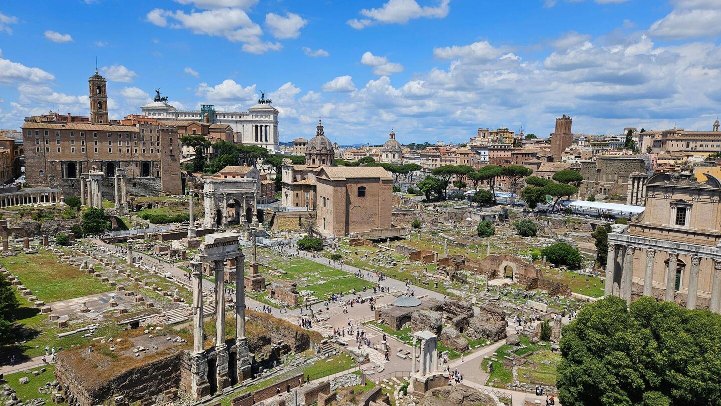 Ein weiteres Highlight unserer Reise - das Forum Romanum