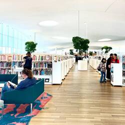 Oodi Library reading area