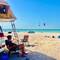 Schlafe und Kite am Monkey Beach