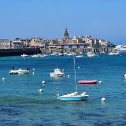 Blick auf Roscoff