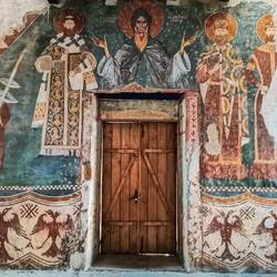 Ein Foto der Fresken aus dem Internet