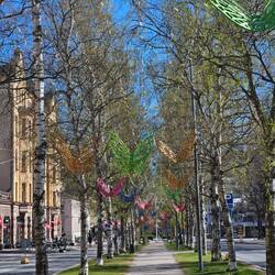 Allee der Schmetterlinge