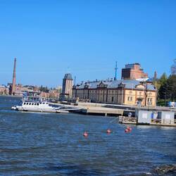 Einfahrt nach Vaasa (ebenfalls Partnerstadt von Kiel)
