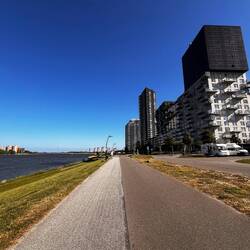 Unser Übernachtungsplatz in Spijkenisse