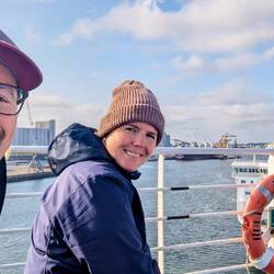 Warten auf Abfahrt in Rotterdam