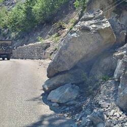 ... dann gings über die Südroute zurück zum Shkodra See