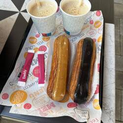 Morning coffee and cake of course