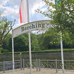 Stellpatz in Berching am Main-Donau-Kanal. 2006 haben wir hier mit PURe fun übernachtet.